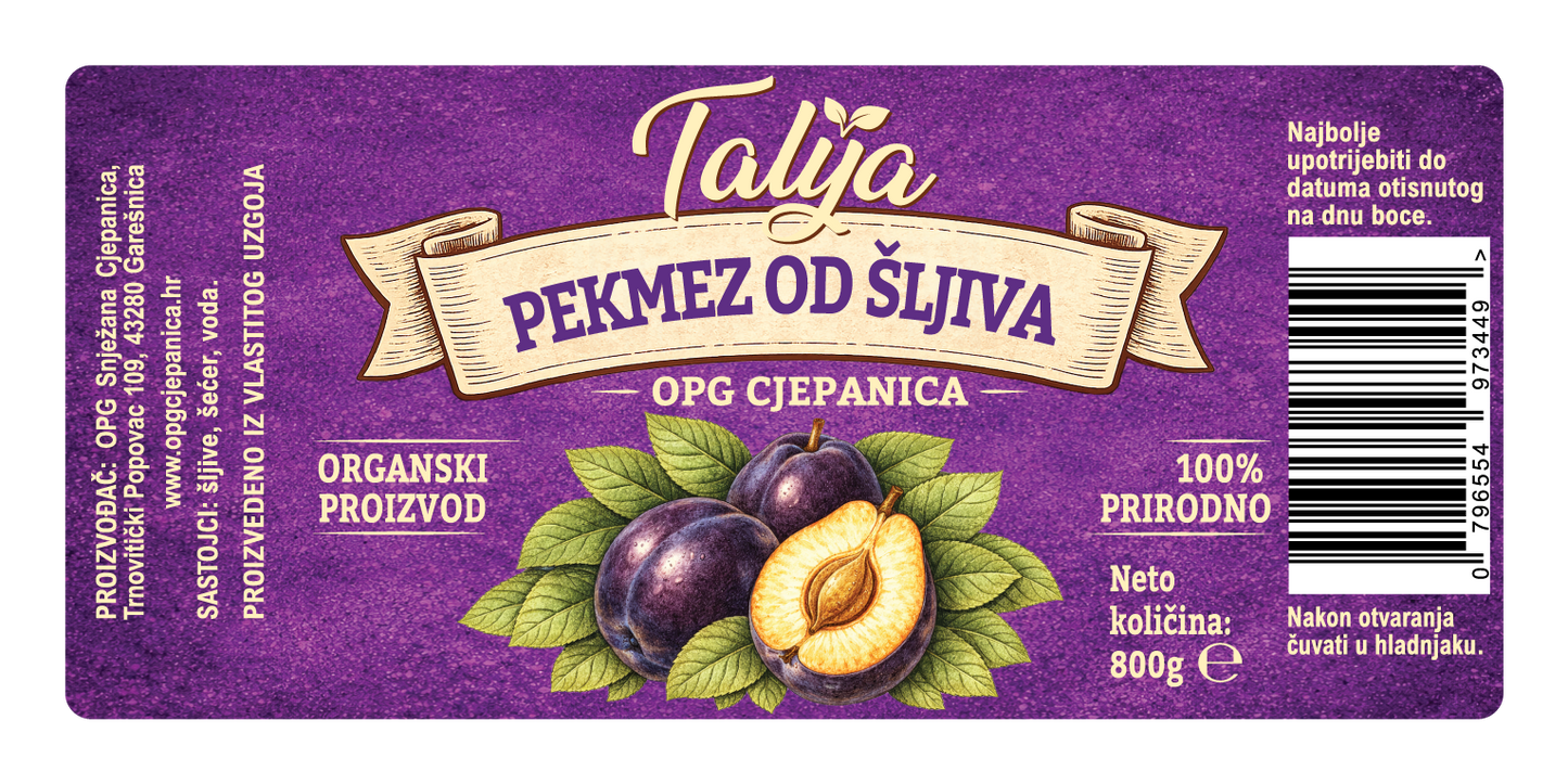 Domaći pekmez od šljiva